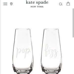 NEW IN BOX Kate Spade and Lenox Champagne Glasses